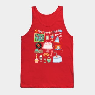 Vintage Birthday Party Tank Top